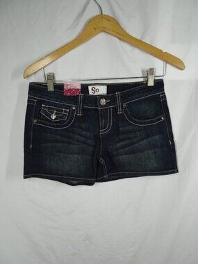 So Juniors Jean Shorts Size 3